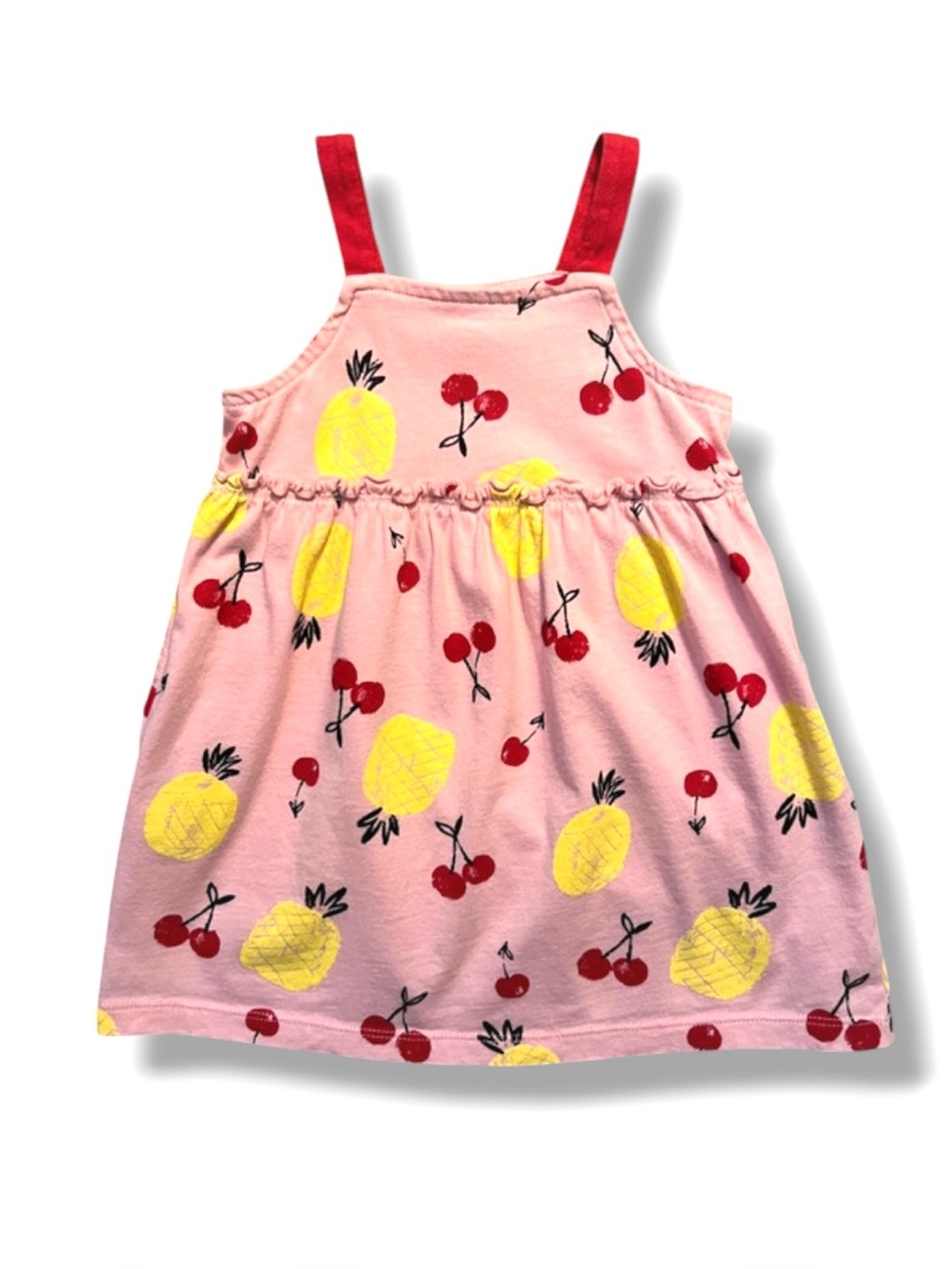 🍄3/$15 Wonder Nation Pineapple Cherry Dress 12 Months